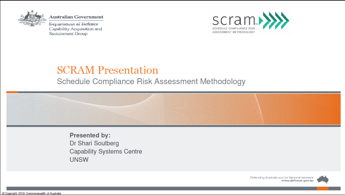 Scram Presentation Schedule Compliance Risk Assessment Methodology Se